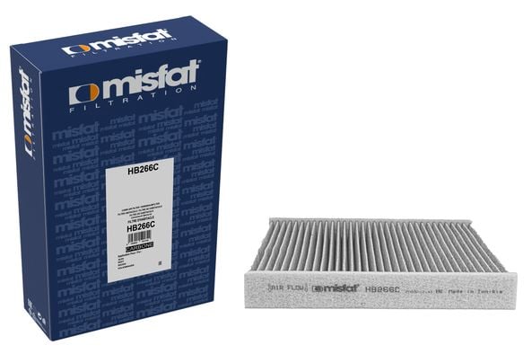 Filtro, aire habitáculo MISFAT FILTRATION ref. HB266C